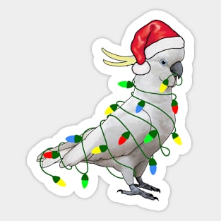 Extra Festive Cockatoo Sticker